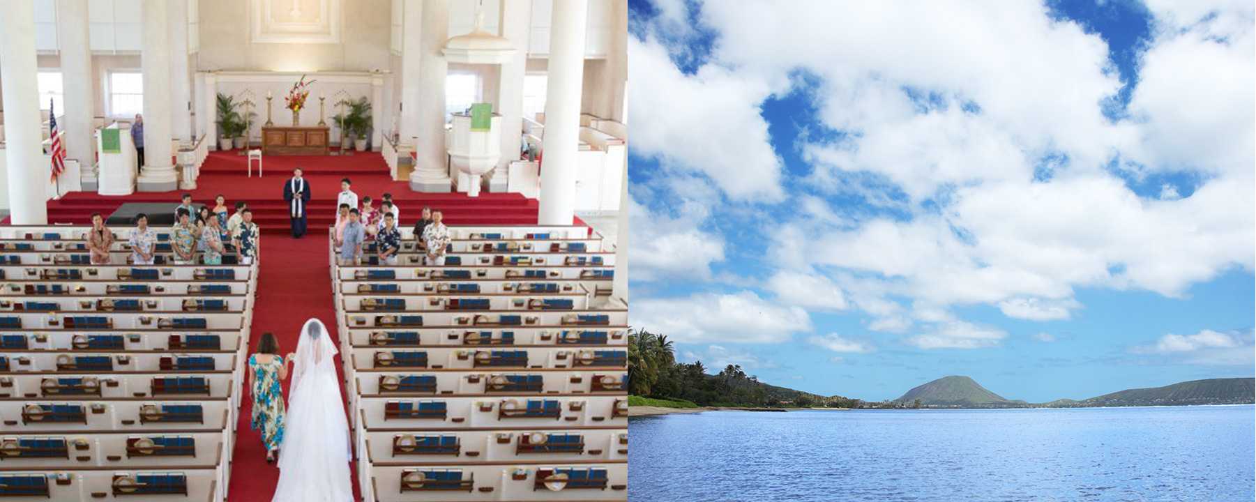 カワイアハオ教会・ハワイのビーチ